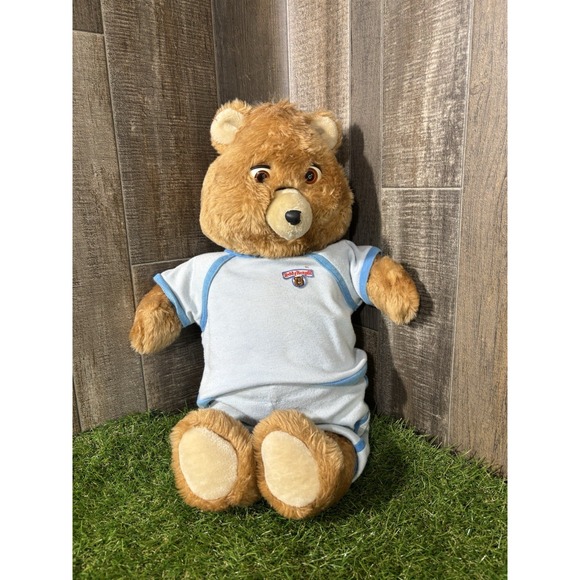 Vintage 1985 Teddy Ruxpin Talking Bear Worlds of Wonder Tested Working w/ Tape